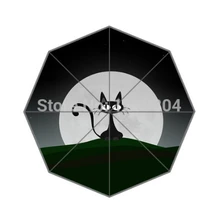 Модный дизайн зонтик на заказ Забавный аниме кот для мужчин и женщин Горячая Распродажа UMN-403