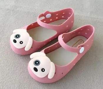 

2020 kids Jelly Shoes Girls Boys Sandals cute puppy dog style Children soft PVC baby shoes toddler Beach Sandals