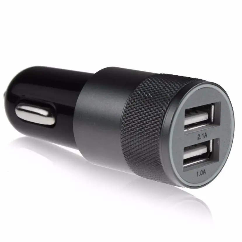 Универсальный автомобильный мини прикуриватель с двумя USB портами 12 В|cigarette