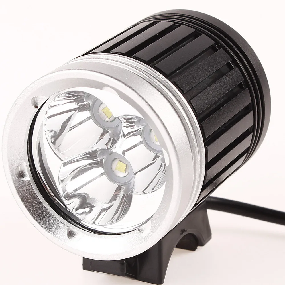 Waterproof 3x XML T6 font b LED b font Cycling Bike Bicycle Light Head front Lights