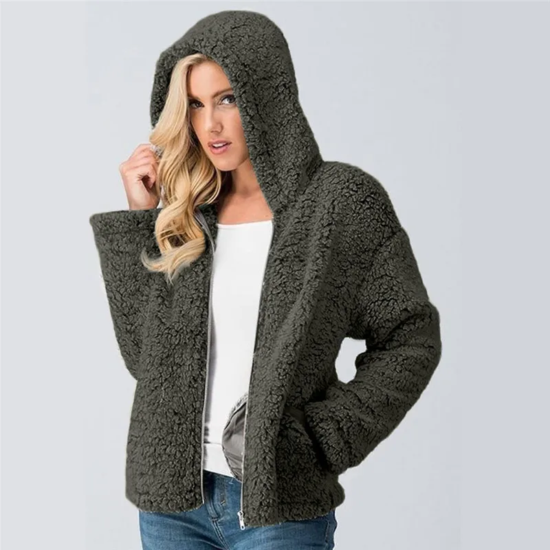 express hooded cardigan