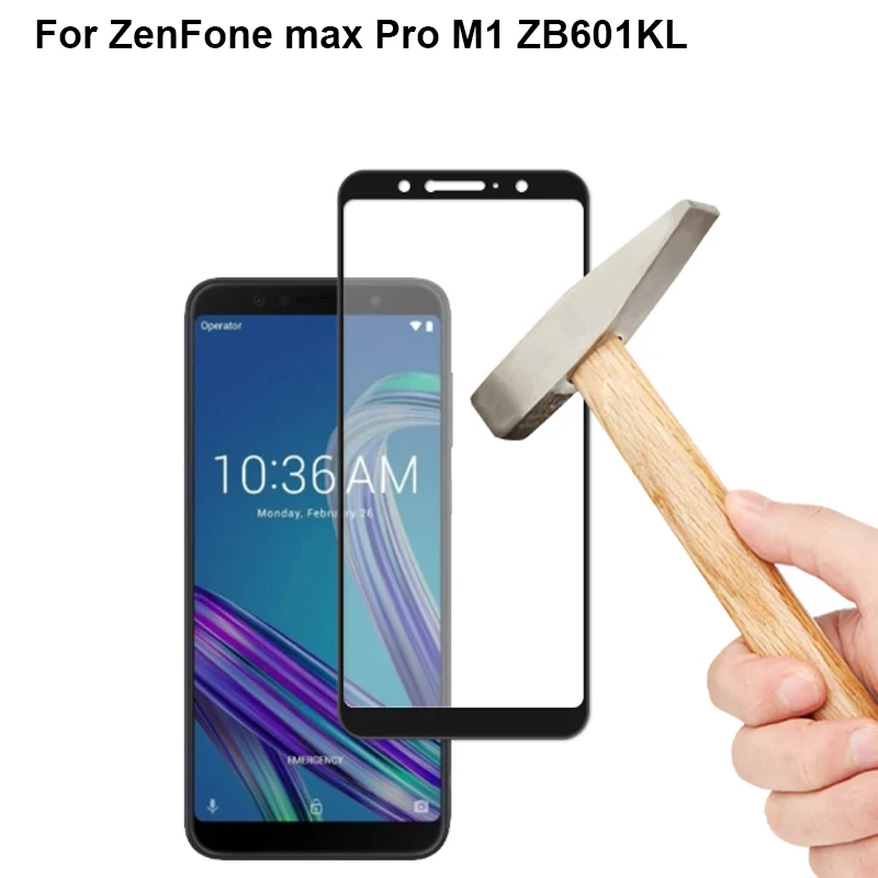 Ультратонкое закаленное стекло 9H для Asus ZenFone max Pro M1 M 1 ZB601KL ZB 601KL полная защита
