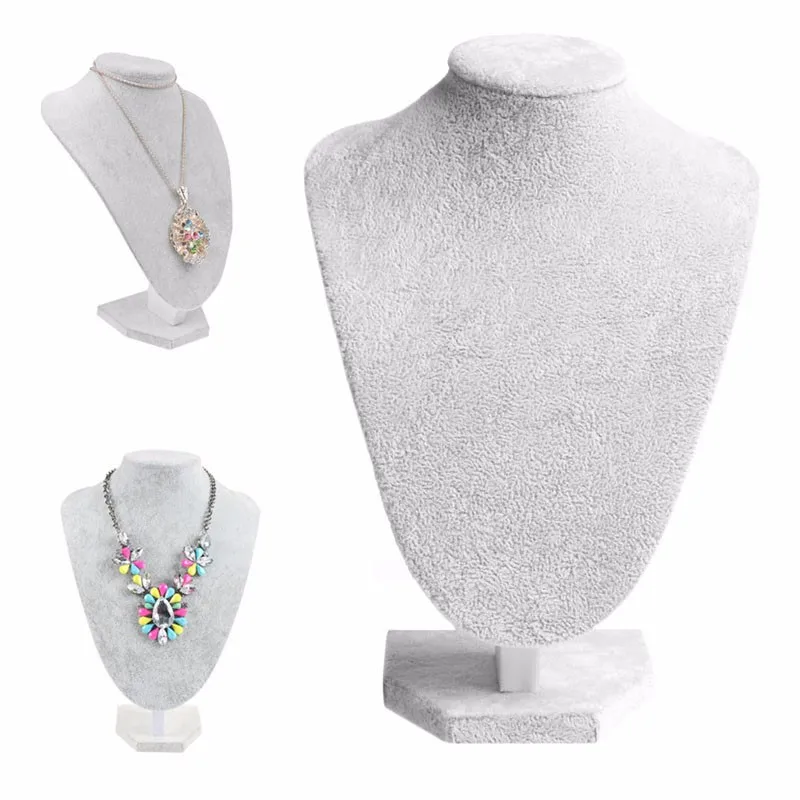 Бархатная подвеска манекен на шею|neck display|display holderjewelry busts |