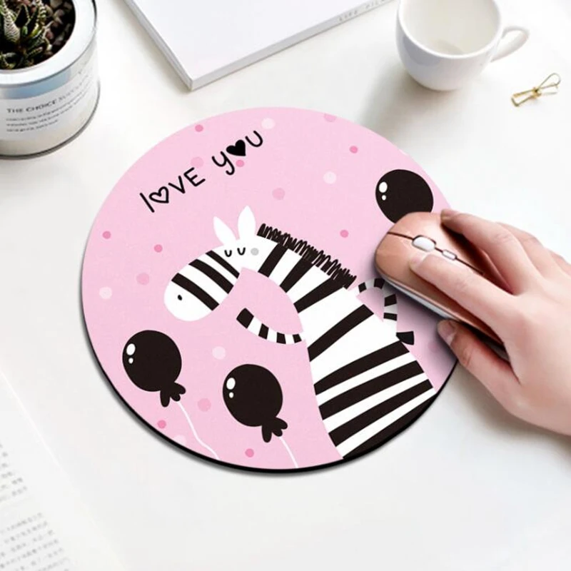

DOKLY Round mouse pad working and gaming Casual style mouse mat scenery diameter 200mm speed version mouse mat C4