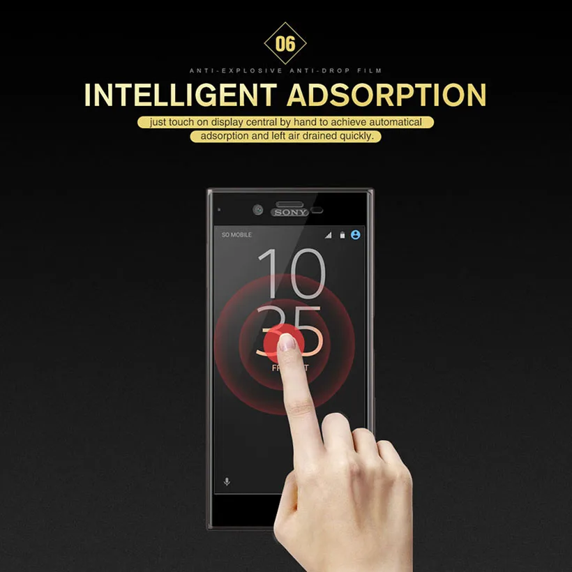 Kardeem закаленное стекло для Sony Xperia XA2 Ultra XZ2 Compact Premium 3D изогнутое полное покрытие
