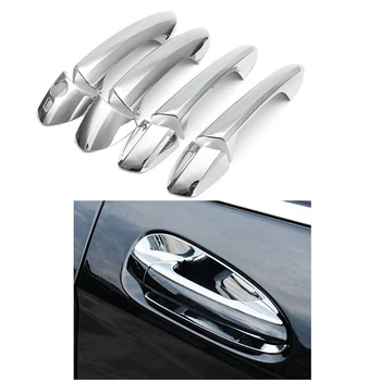 

8Pcs Chrome Door Handle Covers Trim For Mercedes-Benz B/C/E/GLK/ML/CLA W204 W212 White