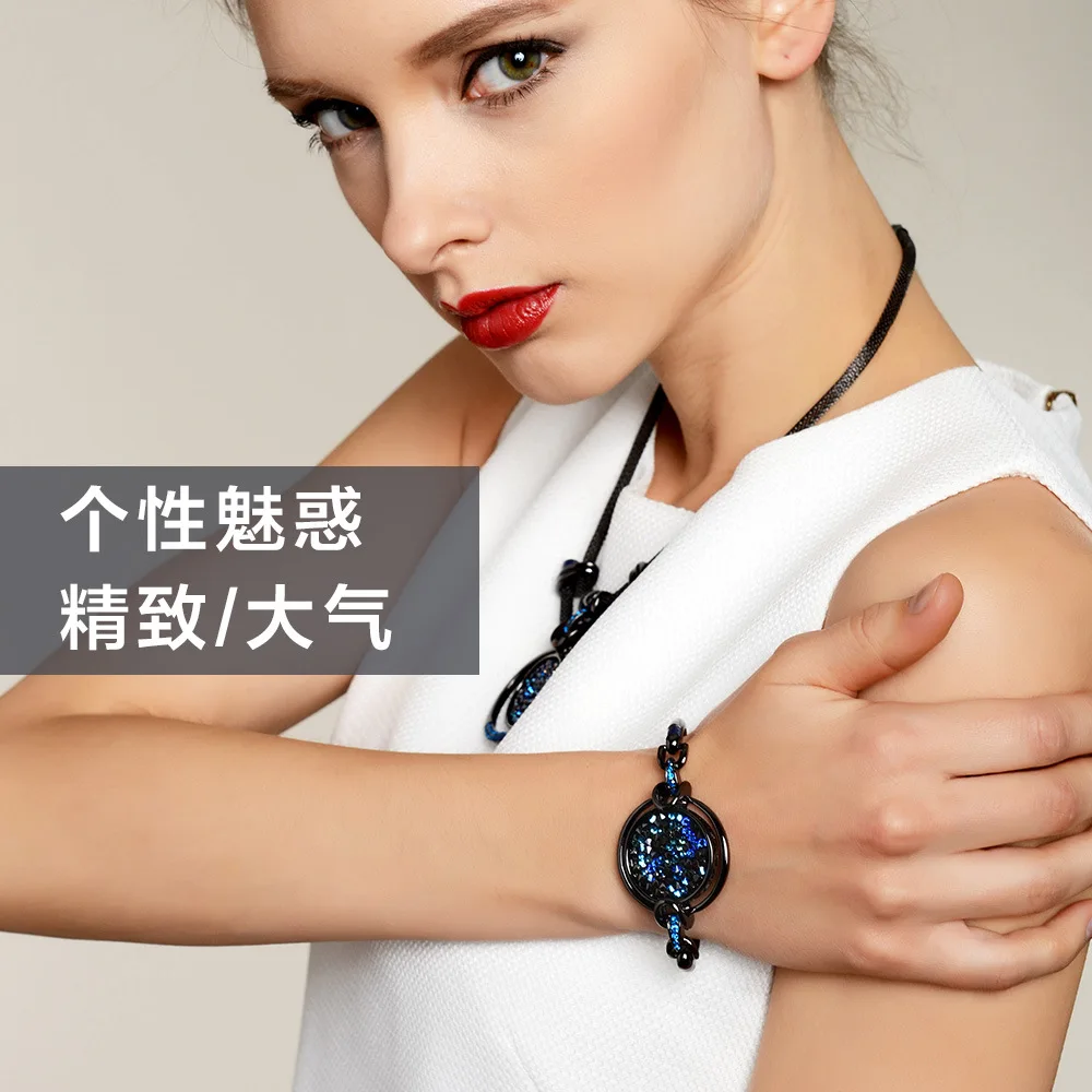 

High Street Fashion Luxury Austrian Crystal Bracelets For Women Charm pulseras mujer moda 2018 acero inoxidable joyeria mujer