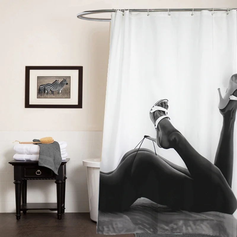 Водонепроницаемая занавеска для душа Sexy Girl 180*180 см|waterproof shower curtain|shower curtaincurtains