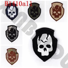 Bordado patch de stalker crânio Moral táticas Militares