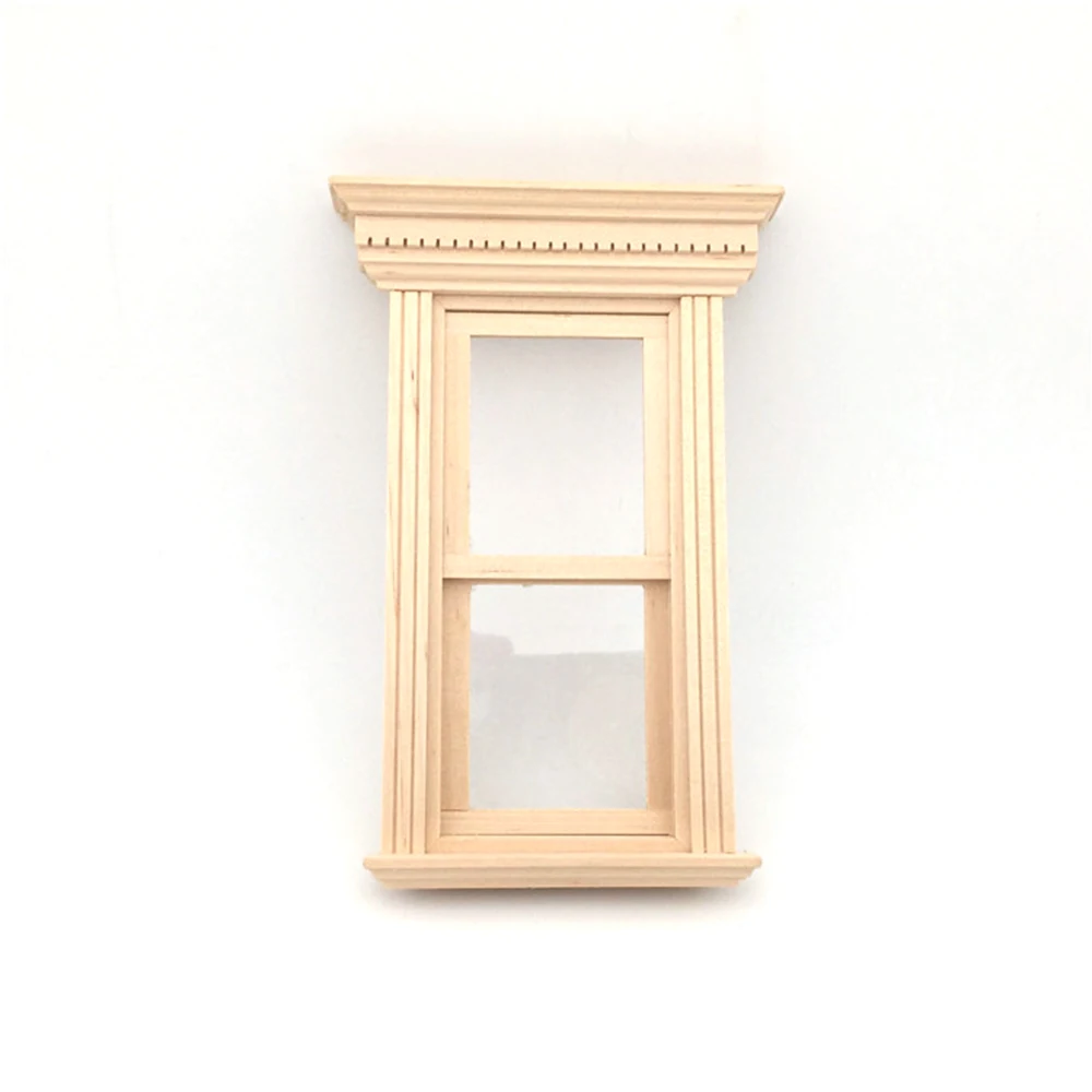 1/12 Puppenhaus 6 Gitter Fenster Modell Miniatur Möbel Haus Ornament DIY 