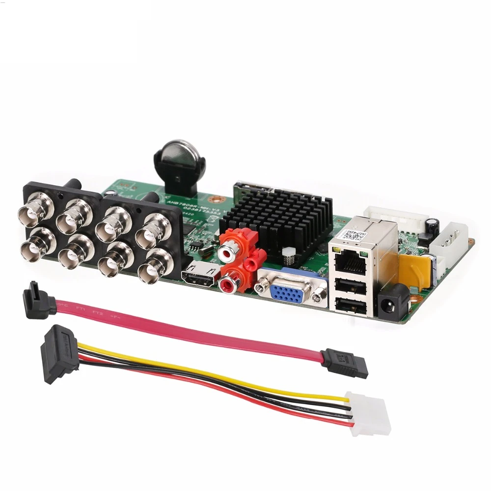 

5 in 1 8 Channel 1080N Analog Camera Video Recorder Board 8CH DVR Hybrid NVR Board For 2MP Analog AHD CVI TVI IP Camera