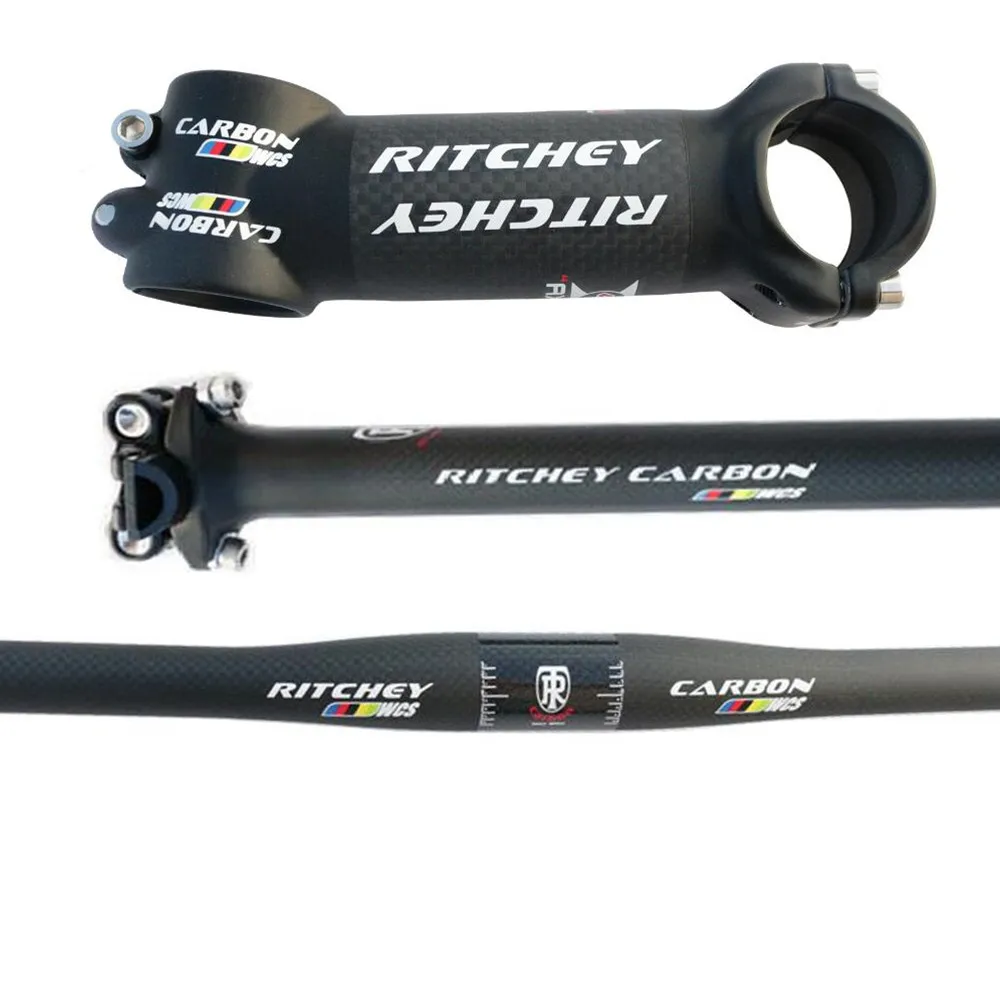 

carbon MTB Bike Handlebar Bike Set Mountain Bike Handlebar & Stem & Carbon cycling Parts Bike Parts Set