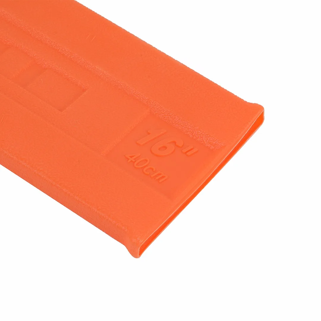 Mayitr 14 / 16'' Inch Chainsaw Bar Cover Scabbard Protector Universal Guide Plate Set Orange