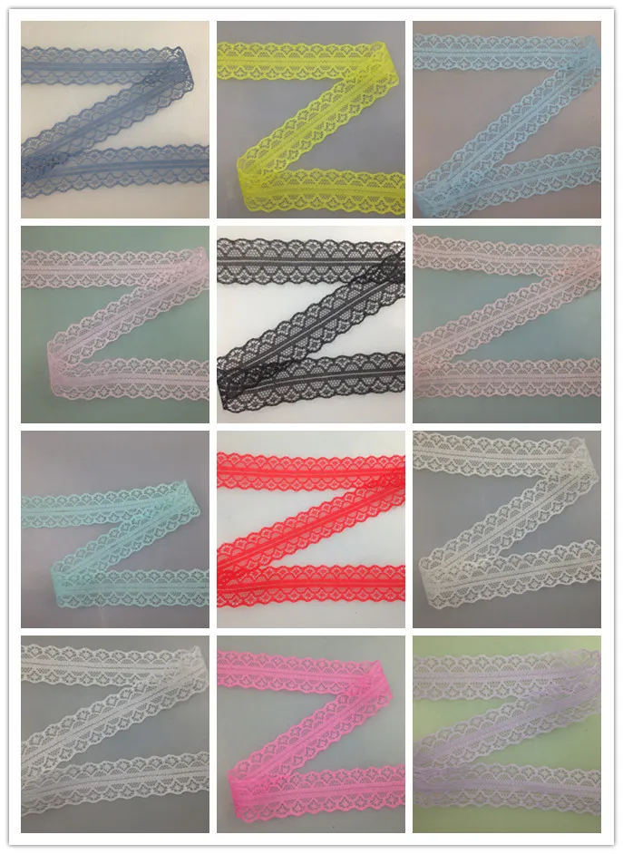 3CM Wide Lace Ribbons Clothing Garmant Accessories Beautiful 10yards