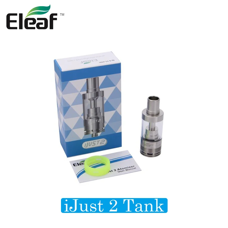 

Original Eleaf iJust 2 Tank 5.5ml with 0.3ohm Resistance Dual Coil e-Cig Vaporizer iJust2 TC Atomizer with BDC Coil Head