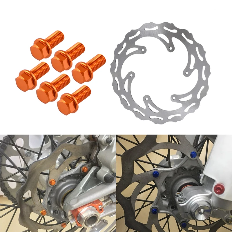 NICECNC ротор дисковых передних тормозов набор винтовых болтов для KTM 125 150 200 250 300 350 450