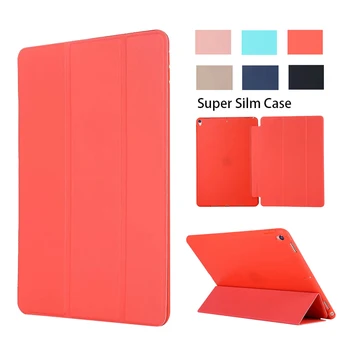 

Silicone Case for Apple iPad Pro 10.5 inch ultra-thin pu Leather case Anti-shock Auto Wake & Sleep Smart Cover for iPad Pro 2017