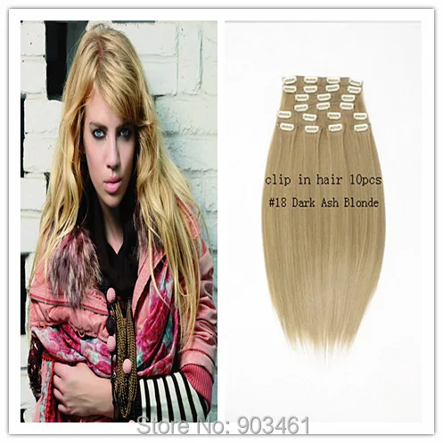 Free Shipping 10pcs Set Diy Full Head Color 18 Dark Ash