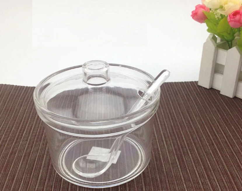 Чаша для сахара акриловая коробка специй банки приправ соли|sugar bowl|sugar potcan box |
