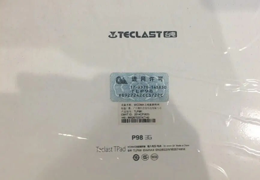 

A+ white touch panel for 9.6 Inch Teclast TPad P98 3G touch screen panel digitizer or lcd screen display