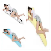 Креативная плюшевая подушка для бойфренда большого размера, подарок на день рождения девушки, подушка для сна в гиппокампе, съемная игрушка