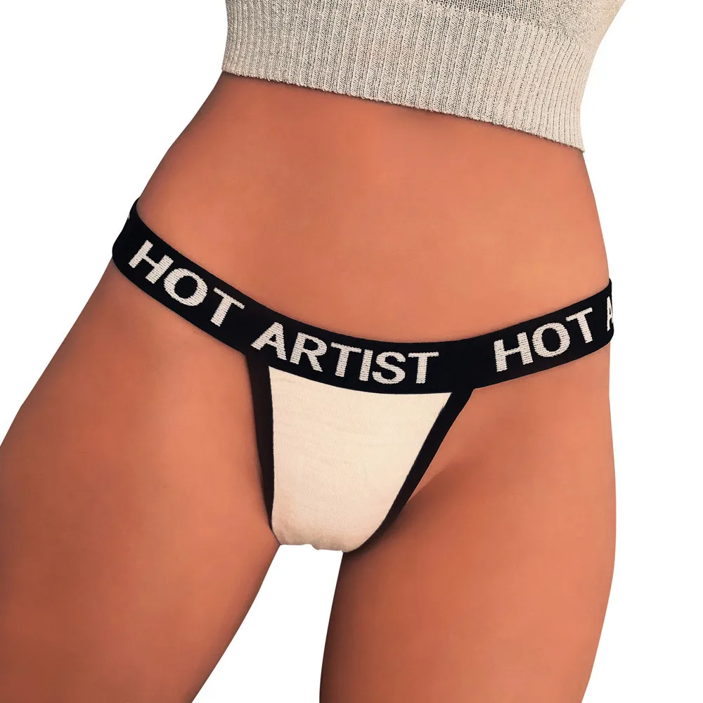 

2019 Women Underwear Letter Sexy Lingerie Panties for Women G-string Briefs Underwear Panties T string Thongs Knickers A7