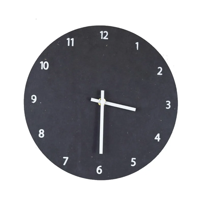 

No Glass Wooden Wall Clocks Silent Quartz Non Ticking Wall Clocks Living Room Office Wooden Hand Simple Concise Home Decor