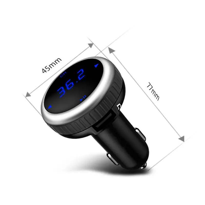 WINTUWAY беспроводной Bluetooth fm передатчик Transmisor FM модулятор двойной usb порты Transmiter AUX