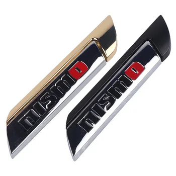 

New Nismo 3D Metal Emblem Badge Tail Decal Sticker For Nissan Qashqai X-Trail Juke Teana Skyline Tiida Sunny Qashqai Car Styling