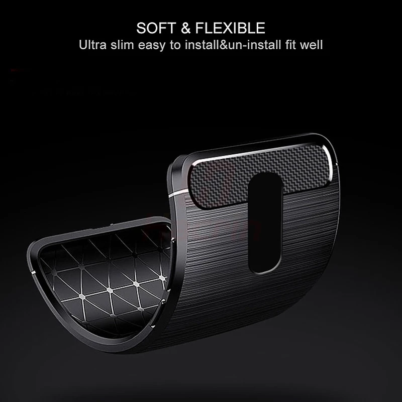 For Xiaomi Redmi 5 Plus Case Carbon Xiaomi Redmi 5 Case Brushed TPU Silicone Protective Back Cover Shockproof for xiami Redmi5