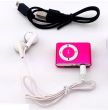 Protable Mini Mp3 Music Player Mp3 Player Support Micro TF Card Slot USB MP3 Sport Player USB Port With Earphone For Iphone