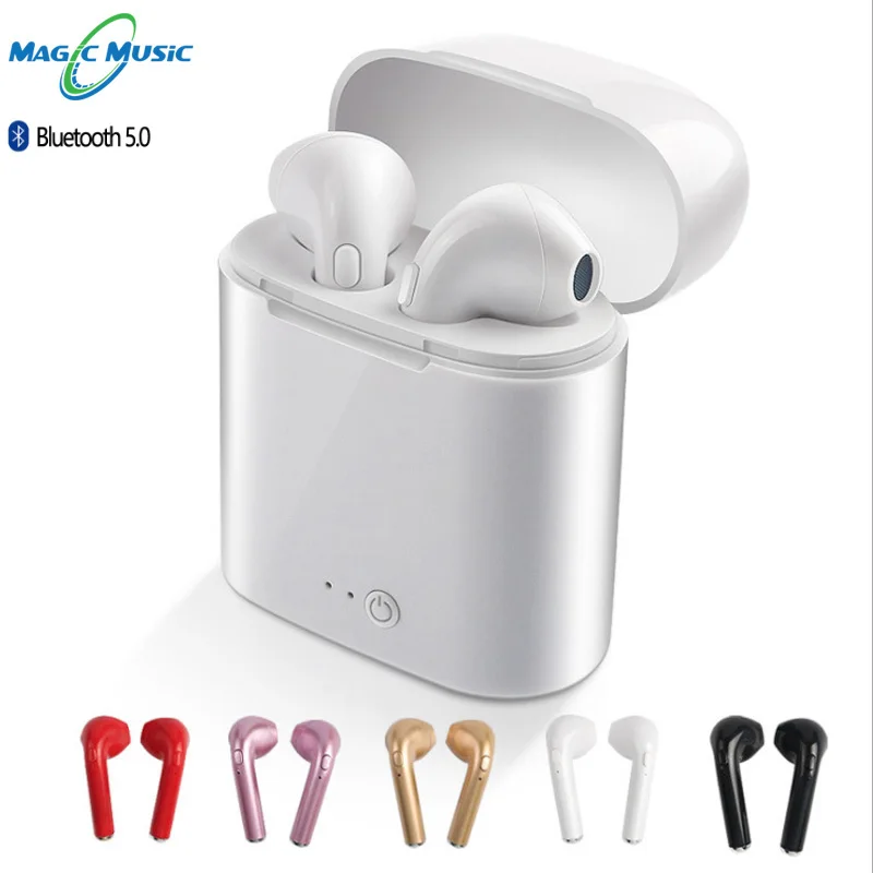 Беспроводные bluetooth наушники Magic Music I7s tws 5 0 стерео вкладыши гарнитура с микрофоном