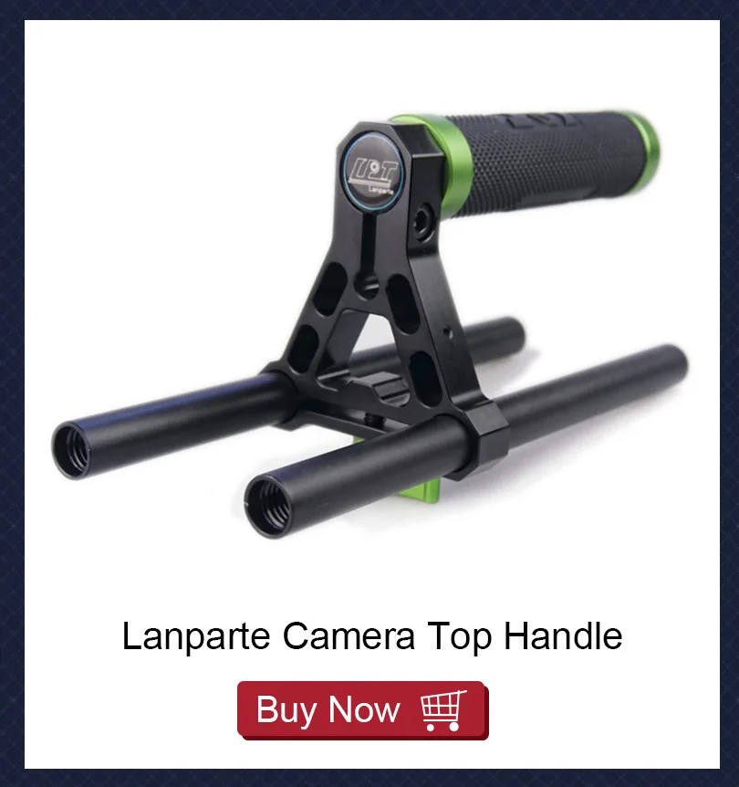 Description Picture 5 of itemLanparte Universal Rosette Hand Grip V3 with Double Rob Clamp for 15mm System for DSLR Camera Accessories