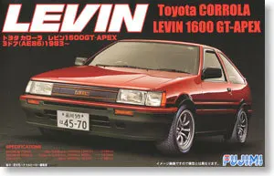 Сборная модель автомобиля 1/24 Toyota AE 86 Lewin 83 03865