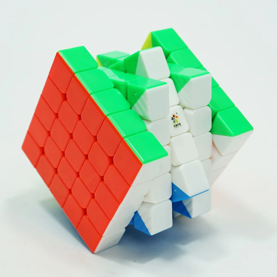 Yuxin маленькая Магия 5x5x5 Магниты Невидимый волшебный куб Скорость Magic Cube для сложных