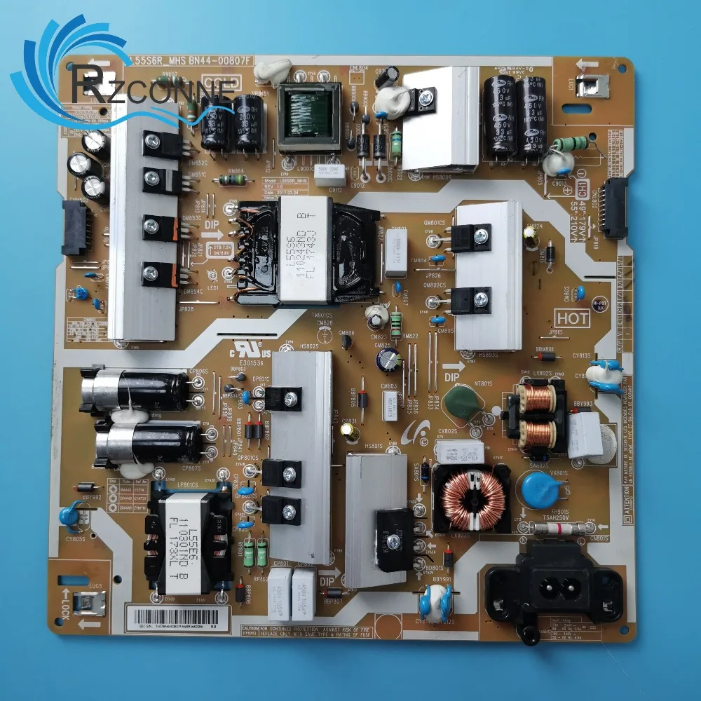 Мощность печатная плата питания для samsung 49 дюймов ТВ BN44 00807F L55S6R_MHS UA49MU6300JXXZ UE50MU6192U