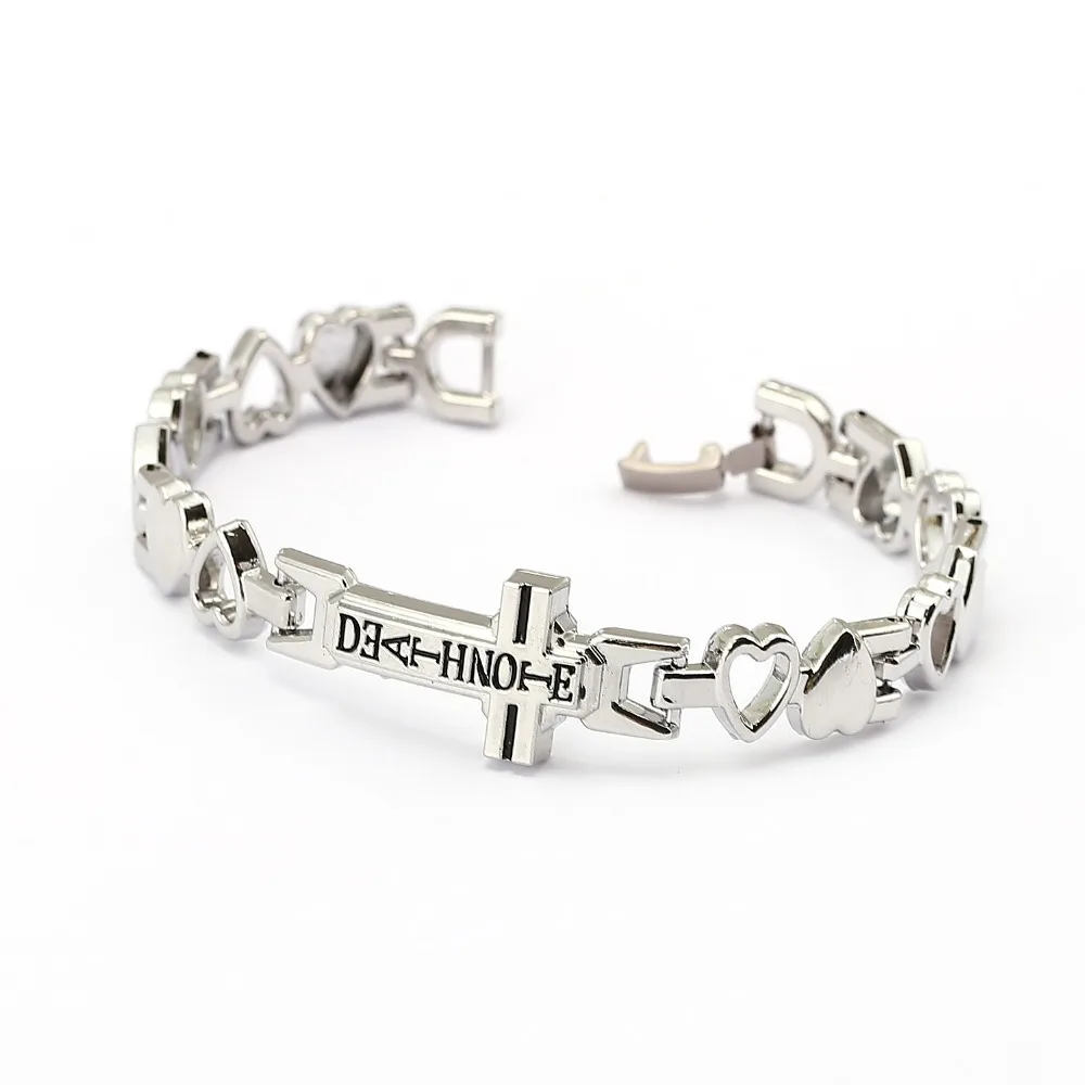Смерти браслет с нотами крест цепи браслеты игра косплей ювелирные изделия для мужчин и женщин pulseira masculina YS11961