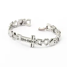 Смерти браслет с нотами крест цепи браслеты игра косплей ювелирные изделия для мужчин и женщин pulseira masculina YS11961