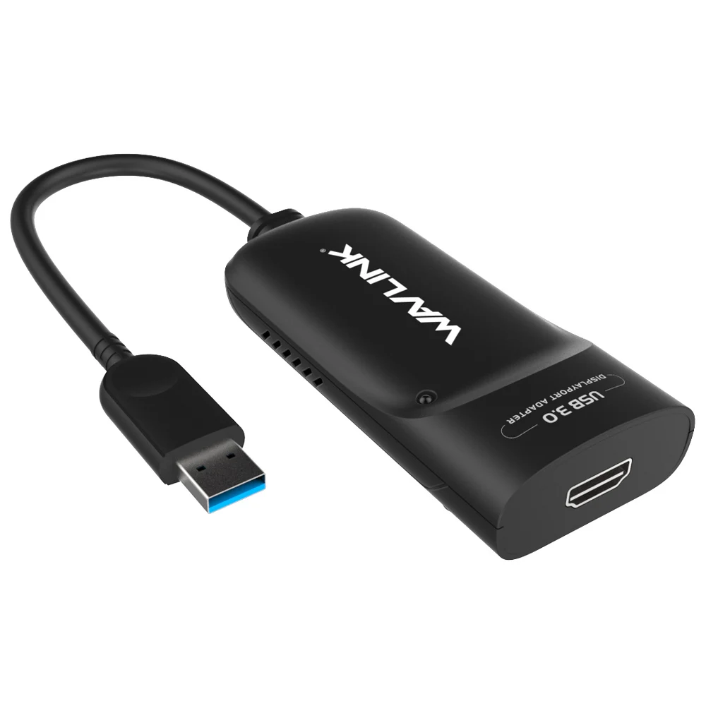  Wavlink USB 3.0 to 4K HDMI Video Graphics Adapter External Video Card 1080P Extend and Mirror Mode 