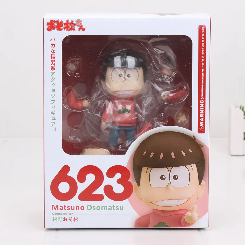 4''10cm Nendoroid Мацуно Осомацу 623# персонаж Мацуно Карамацу 624# Osomatsu San фигурка кукла ПВХ фигурка игрушка - Цвет: 623