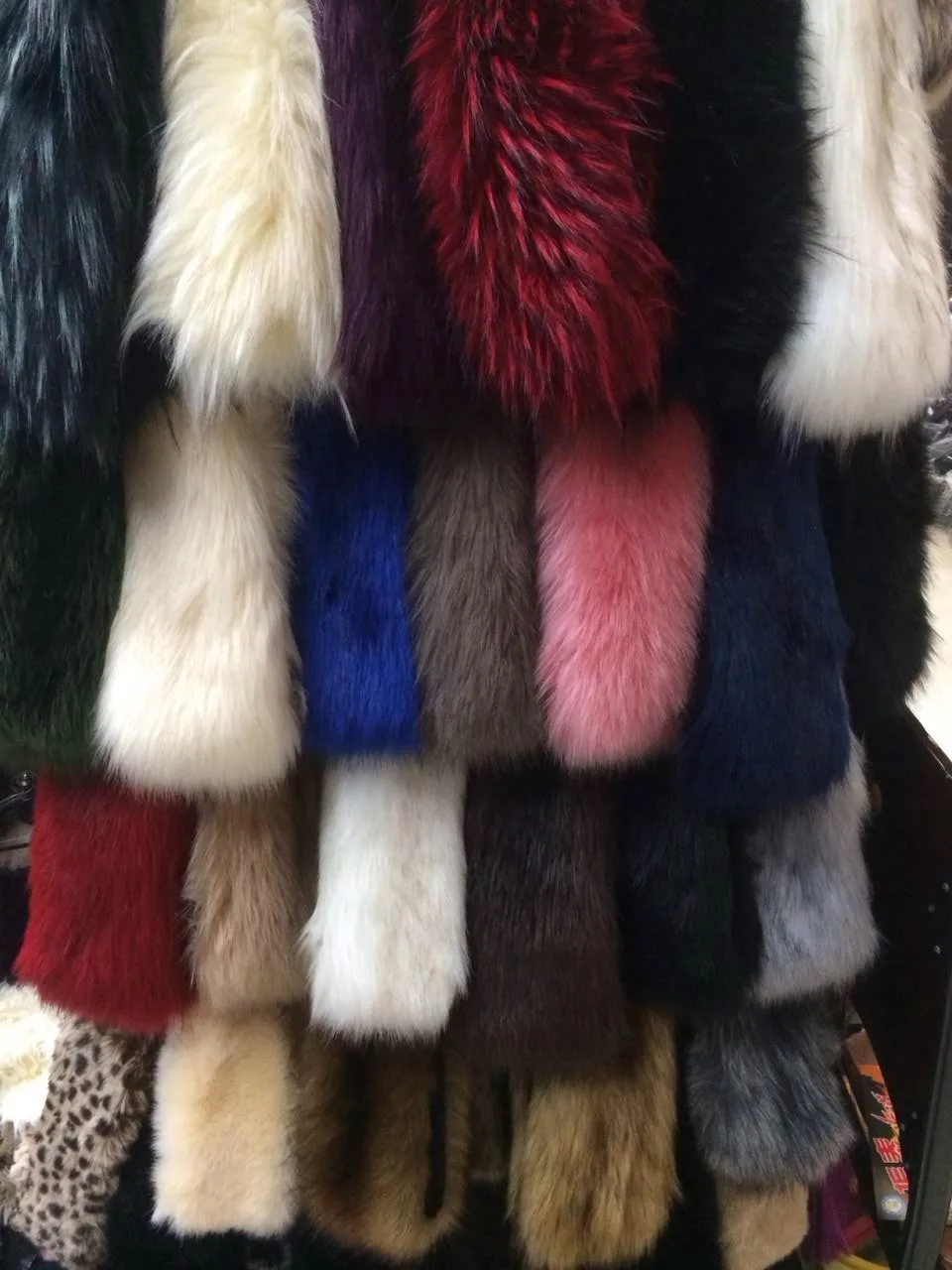 colors of faux fur headband
