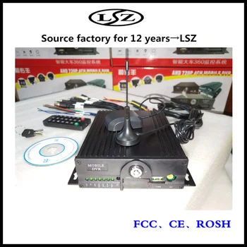 

4CH SD card mdvr 3G GPS remote monitoring host AHD 1080P 2 million pixel NTSC/PAL production