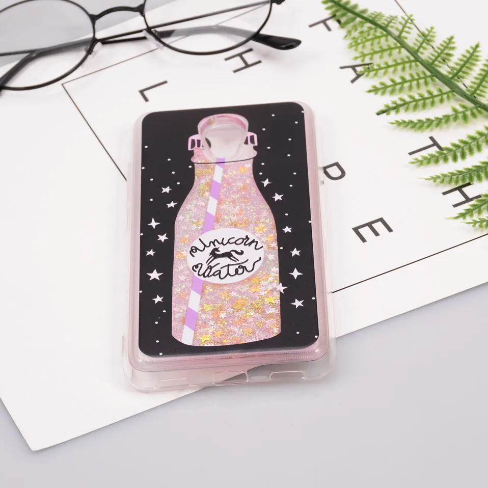 Reaoom for Meizu M6 Case Glitter Dynamic Liquid Star Quicksand Colorful Cute Bottle Unicorn Protection Cover Capa for Meilan 6   (3)