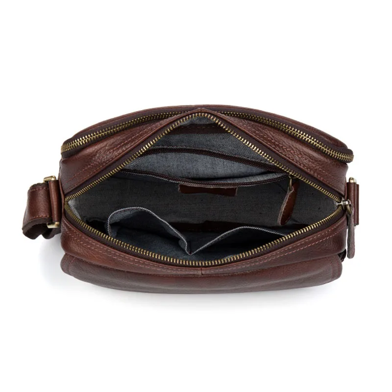 AETOO Casual leather shoulder bag oblique shoulder bag male bag wild first layer of leather oblique shoulder bag female