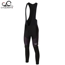CYCEARTH зимние теплые флисовые штаны для велоспорта длинные штаны для велоспорта Одежда для велоспорта Ropa Ciclismo комбинезон Coolmax Pad
