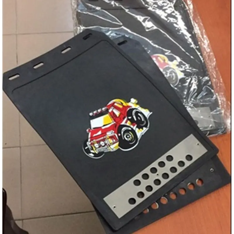 4 Parafanghi Universali in Gomma per Auto, Anteriori e Posteriori, Set