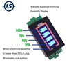 1S 2S 3S 4S 6S 7S Series Indicador de capacidad de batería de litio Módulo de visualización de la batería del vehículo eléctrico medidor de corriente li-po Li-ion ► Foto 2/6