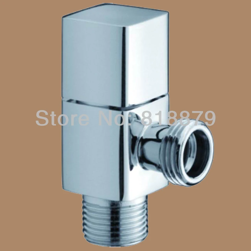 Square brass angle valve for basin mixer kitchen mixer toilet & water