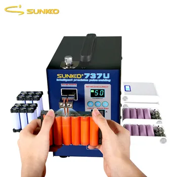

NEW SUNKKO 737U Spot Welder Machine 2.8KW Double Pulse Battery Spot Welding Machine USB Charging Test 18650 Battery Pack Welder