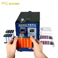 NIEUWE SUNKKO 737U Spot Lasser Machine 2.8KW Dubbele Puls Batterij Puntlassen Machine USB Opladen Test 18650 Batterij Lasser